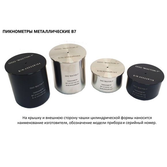 Пикнометр металлический Пикнометр металлический