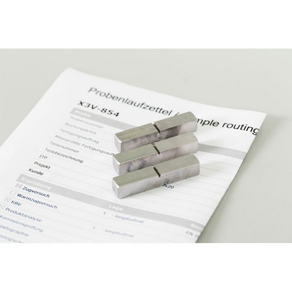 Сертифицированные эталонные образцы Шарпи по ISO148-3