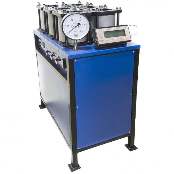 Установка для испытания образцов бетона на водонепроницаемость УВБ-МГ4, УВБ-МГ4.01