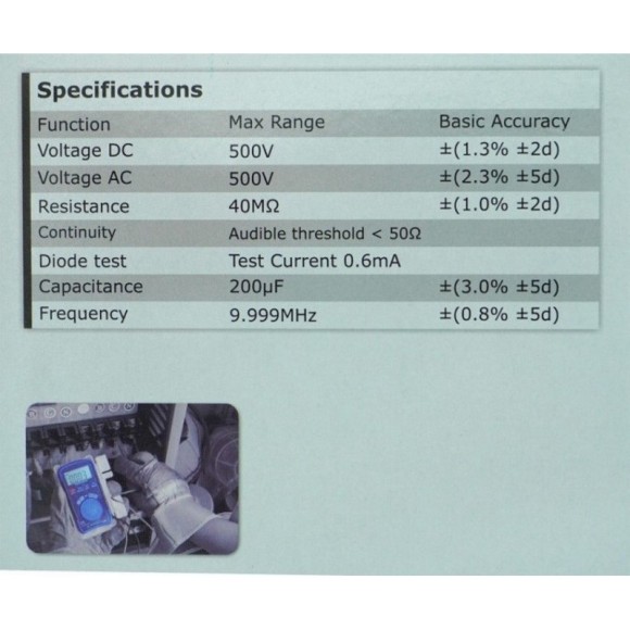 DT-111 Мультиметр цифровой