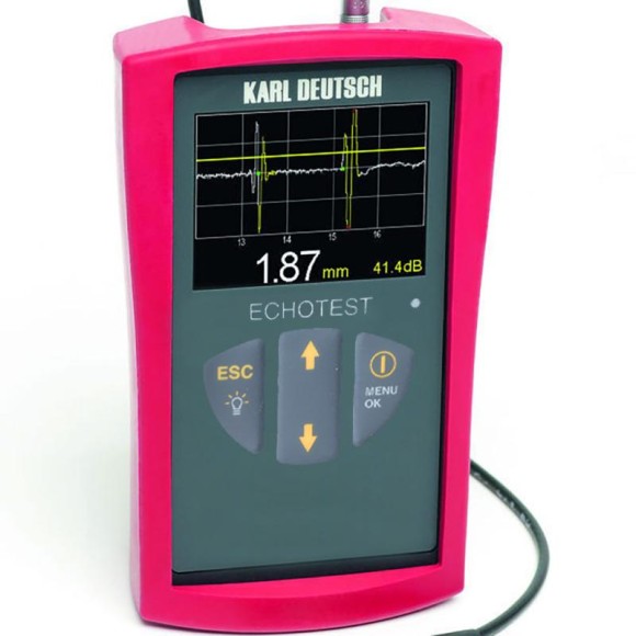 ECHOTEST 1077 DATA: высокопрецизионный ультразвуковой толщиномер с А-сканом