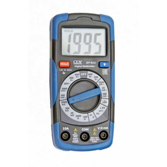 DT-912 Мультиметр цифровой DT-912 Мультиметр цифровой