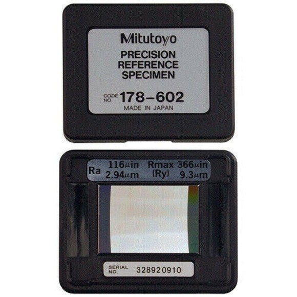 Mitutoyo 178-602 мера шероховатости, параметры Ra 2,94 мкм; R max (Ry) 9,3 мкм