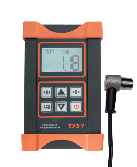 Портативный ручной ультразвуковой толщиномер ТУЗ-7