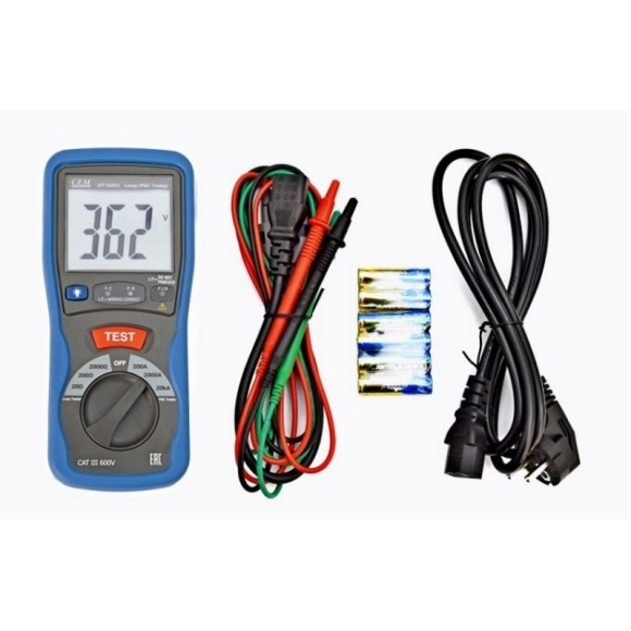 DT-5301 Измеритель сопротивления петли фаза-нуль