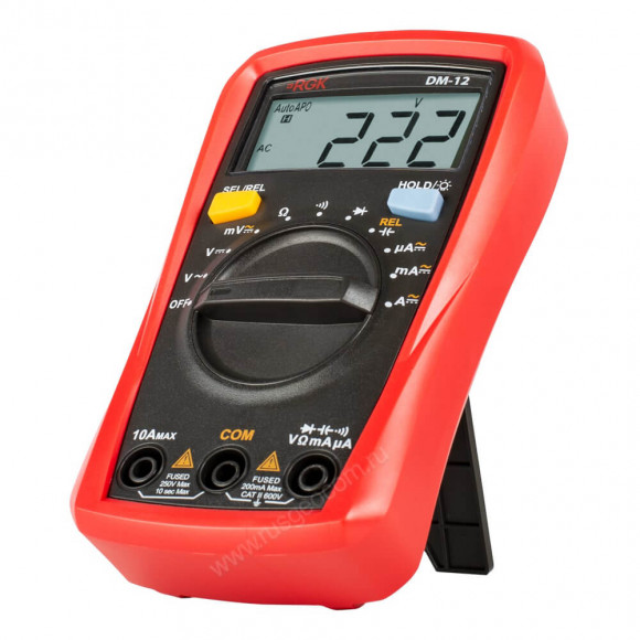 Цифровой мультиметр RGK DM-12 с поверкой