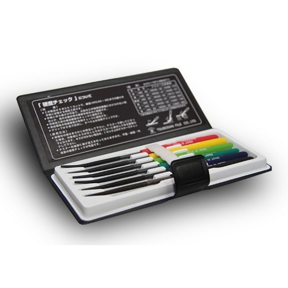 Tsubosan твердомеры царапающие - тарированные напильники (комплект из 6 шт)