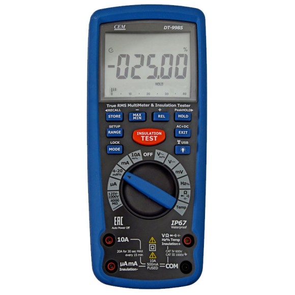DT-9985 Мультиметр цифровой, мегаомметр DT-9985 Мультиметр цифровой, мегаомметр