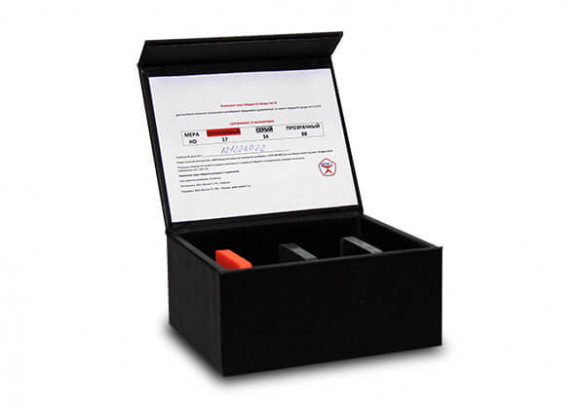 Комплект мер твёрдости Шора тип D (3 шт. HD) Комплект мер твёрдости Шора тип D (3 шт. HD)