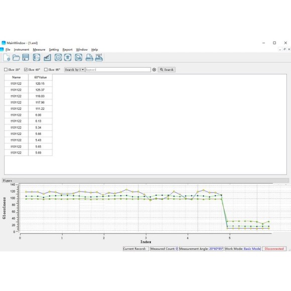 Бесконтактный онлайн-блескомер фотоэлектрический БФ одноугловой 60°/60°