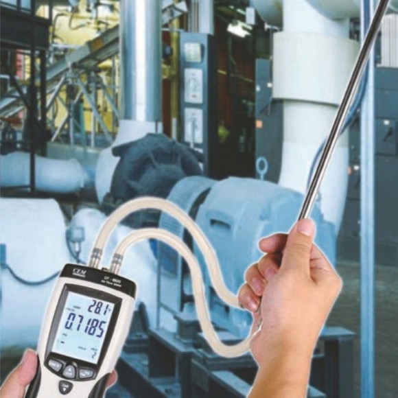 DT-8921 Манометр дифференциальный двухканальный - термометр